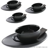 Nigella Lawson Espresso Cup and Saucer Set of 4