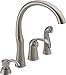 Delta 11946-SSSD-DST Bellini Single Handle Kitchen Faucet with Spray and Soap Dispenser, Stainless