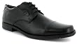 Business Class Ant Men's Leather Lace Up Formal Shoes - Black