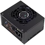 SilverStone Technology 450W SFX Form Factor 80 PLUS BRONZE Power Supply with +12V single rail, Active PFC (ST45SF)