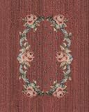 Miniature Rose Bench Needlepoint by Lindee's Little Linens