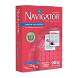 Navigator NMP1120 - Premium Multipurpose Paper, 97 Brightness, 20lb, 8-1/2x11, White, 5000/Carton-SNANMP1120