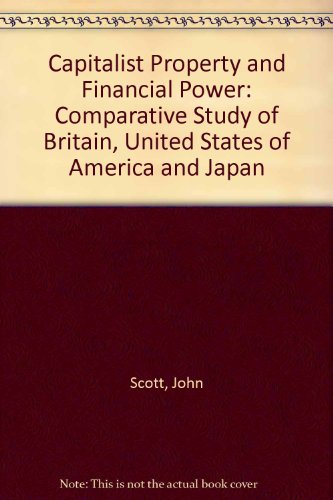 Capitalist property and financial power: A comparative study of Britain, the United States, and Japan