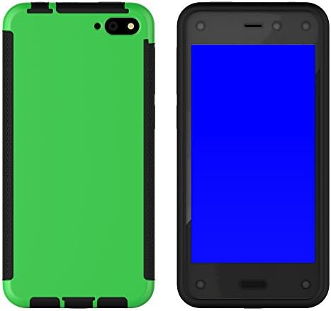 For Fire Phone Case, NewPlus [Heavy Duty defender] Full-Body Protected with Built-in Screen Protector, Shock-Resistant, Anti-Scratch and Dust Protection (Green)