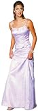 Elegant Formal 2-Piece Dress of a Shimmer Satin with soft flowers on straps (LM-wb002) 1 only Color Orchid Size 16