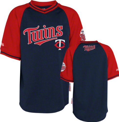 Minnesota Twins Youth Jersey: Stitches Navy V-Neck Youth Jersey