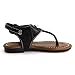 Girls Ankle Strap Roman Gladiator Sandal (Infant/Toddler/Little Kid)