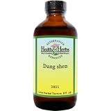 Alternative Health & Herbs Remedies Ginseng, Dang Shen With Glycerine, 8-Ounce Bottle