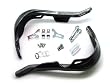 TMS Carbon Fiber Motocross Dirt Bike Dual Sport Aluminum Inside Hand Brush Guard for Kawasaki KX KLX KDX 85 125 250 450 Suzuki DRZ 400 DR-Z KDX KLR KDX220R