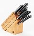 Kitchen & Housewares : Maxam 8pc Drop Forge Kitchen Cutlery Set