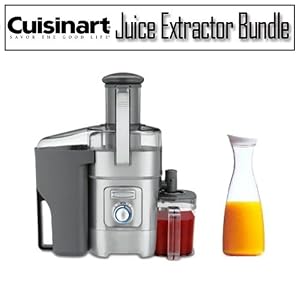Cuisinart CJE-1000 Juice Extractor With Acrylic 56 Oz Juice Jar With White Lid by Cuisinart