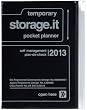 MARK'S 2013 Diary A6 vertical, STORAGE IT // Black