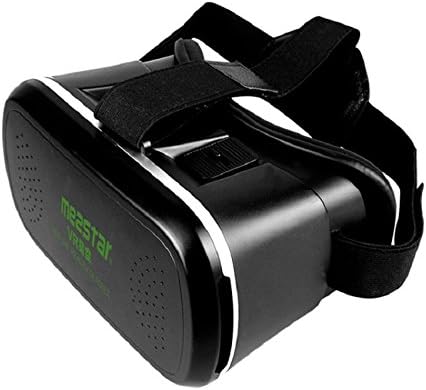 Mezstar 2016 New 3D Virtual Reality Glasses For 4.7" To 6" Google, iPhone, Samsung Note, LG, Huawei, HTC, Moto Smart Phone Viewing 3D Movies and Games Adjustable Wide Zoom(Black)