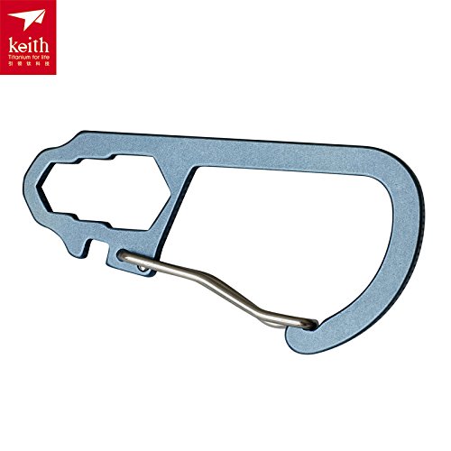 Keith Titanium alloy Carabiners Multi-funtional Bag Carabiners Key Chains Backpack buckle