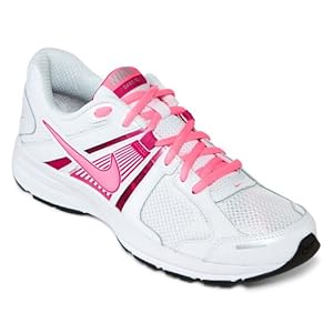 Nike Dart 10 Running Shoes - Women athletic sneakers white (9.5)  White/Fusion Pink/Silver/Digital Pink