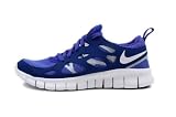 Nike Kids Free Run 2.0 (Gs) Blue White 443742-402 6y