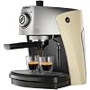Saeco RI9355/01 Siebträger Nina Plus Cappuccino, silber-crème (beige)