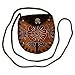 Fairly Traded Gourd Hand Carved Coin Purse Hand Carved Peru Folk Art 3" X 3"