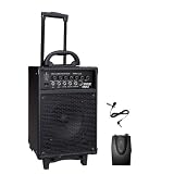 41ms7R5PcFL.SL160PYLEPROPWMA260300WattWirelessRechageablePortablePASystemWithLavalierMicrophone