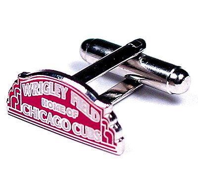 Chicago Cubs Wrigley Field Cufflinks Cuff Links