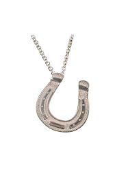 Lucky Horse Shoe Sterling Silver Necklace