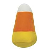 Squeaky Howloween Candy Corn Halloween Dog Toy