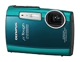 Olympus Mju-TOUGH-3000 Digitalkamera (12 Megapixel, 3,6-fach Zoom, 6,9 cm (2,7 Zoll) Display, 3m wasserdicht, 1GB intern Speicher) Emerald Green