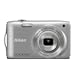 Nikon COOLPIX S3300 16 MP Digital Camera with 6x Zoom NIKKOR Glass Lens and 2.7-inch LCD (Silver)