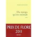 Du temps qu'on existait - Prix de Flore 2011