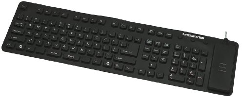 Manhattan Flexible USB Tastatur schwarz Preisvergleich