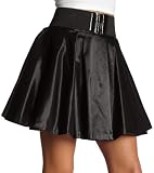 XOXO   Junior's Swinger Skirt,Black,1