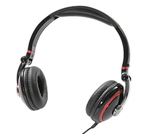 Aircoustic FAS 5059 faltbarer Stereo Kopfh&ouml;rer mit knackigen B&auml;ssen schwarz/rot Preisvergleich