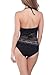 One Piece Swimsuit,Benry Women's Sexy Strappy Crochet Retro Hollow Out Lace Halter Straps Bathing Suit Monokini Push Up Padded Bikini