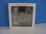 NINA RICCI MINIATURE SET for Women 5 Piece set: L'Air du Temps 2,5 ml Eau de Toilette + Premier Jour 4 ml Eau de Parfum + Nina 6 ml Eau de Toilette + Fleur de Fleurs 6 ml Eau de Toilette + Farouche 2,5 ml Eau de Toilette by Nina Ricci