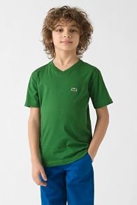 Boy's Short Sleeve Classic Jersey V-Neck T-Shirt