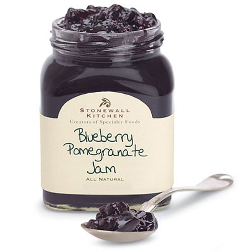 Stonewall Kitchen Mini Blueberry Pomegranate Jam, 3.5-Ounce Bottles (Pack of 6)