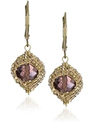 Dana Kellin Classic Hand Wire Wrapped Crystal Drop Earrings