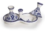 Handmade Safi Spice Duo Tagines White
