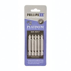 (3-80202) #2 Phillips with ACR Bit 2" 6pk