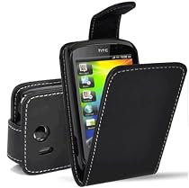 Accessory Master - Noir Housse &eacute;tui coque cuir pour htc explorer pico