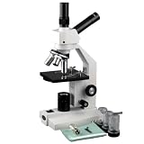 AmScope Dual-View Compound Microscope 40x-2500x