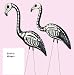 Search : Skeleton Flamingo - Pink Flamingos Painted With Black And White Bone Structure - Halloween Decoration - Over The Hill Gift