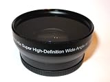 Maxim - Professional conversion lens 52mm 0.45x Wide Angle with Macro for NIKON D40 D60 D3000 D5000 18-55mm lens,  also suitable for Panasonic, Sony, Olympus, Pentax, Nikon, Minolta, Canon and adapters 52mm etc.. By Maxim Foto Supplies.