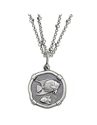Guy Harvey 25mm Angelfish Double Chain Necklace