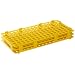 BrandTech 4341053 Yellow 11mm Microcentrifuge Tube Rack, 128 Tubes (Pack Of 5)