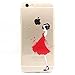 iPhone 6 Case, iPhone 6s Case, JAHOLAN Amusing Whimsical Designs Clear TPU Soft Case Rubber Silicone Skin Cover for Normal 4.7 inches iPhone 6/6s - Love Skirt Girl