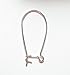 2 pcs .925 Sterling Silver Plain Ear Wire / Earwires Dangle Earring Connector / Stylish Hoop / Findings / Bright