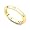 14k Yellow Gold Bezel set Diamond Semi Eternity Wedding Band Ring (G-H/SI, 0.21 ct.), 4