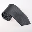Grey Stripes Woven Silk Neckie Present Box Set dim gray christmas gift T8212