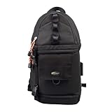 Adjustable Divider C1000 Photo Digital Camera Sling Shoulder Backpack Bag 3 Lenses